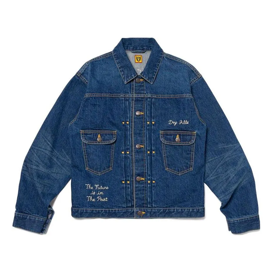 HUMAN MADE Denim Work Jacket 'Indigo' HM27JK015 sold by KicksCrew