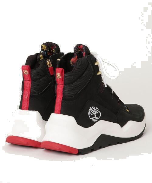 (WMNS) Timberland Madbury Side Side Zip Sneaker Boots 'Black Nubuck' A2PUW001 sold by KicksCrew product image thumbnail 4