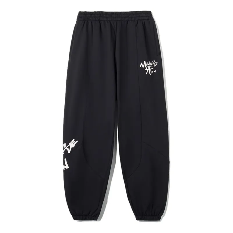 Li-Ning Counterflow Mars Graphic Joggers Sweatpants 'Black' AKLRF93-1 sold by KicksCrew