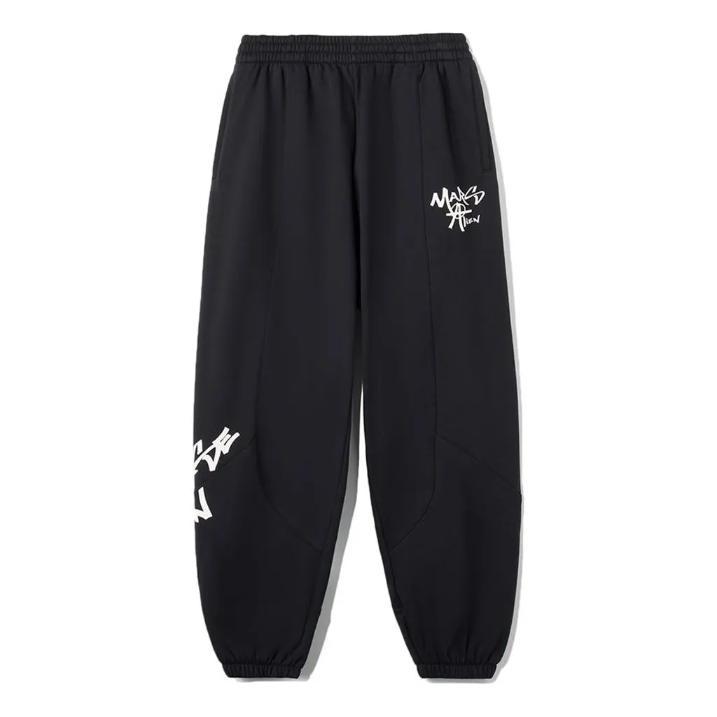 Li-Ning Counterflow Mars Graphic Joggers Sweatpants 'Black' AKLRF93-1 sold by KicksCrew
