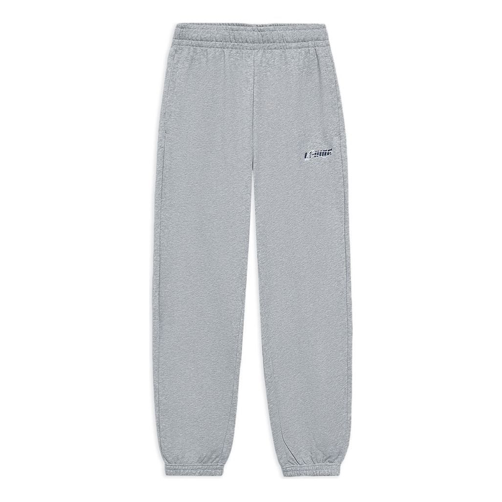 Li-Ning Embroidered Logo Joggers Sweatpants 'Light Grey' AKLSG57-3 sold by KicksCrew