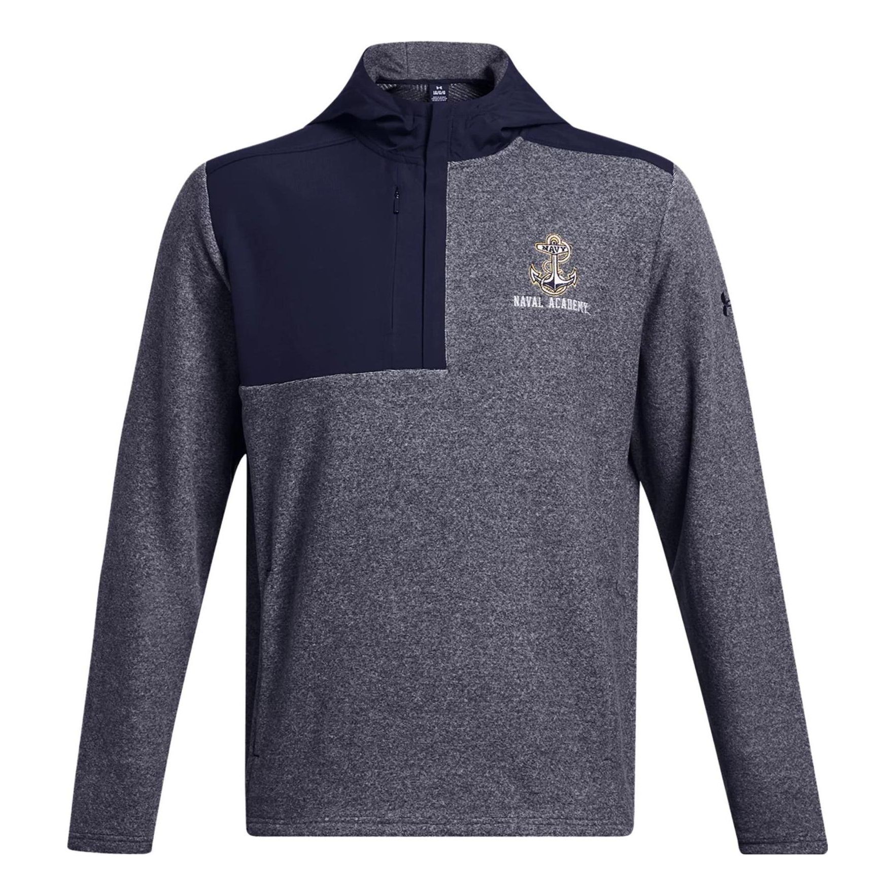 Under Armour United States Naval Academy Fleece Collegiate Hoodie 'Grey' 5120631-414 sold by KicksCrew