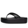 (WMNS) Balenciaga Rise Thong Sandals 'Black' 693549WBDA11090 sold by KicksCrew