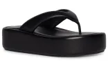 (WMNS) Balenciaga Rise Thong Sandals 'Black' 693549WBDA11090 sold by KicksCrew