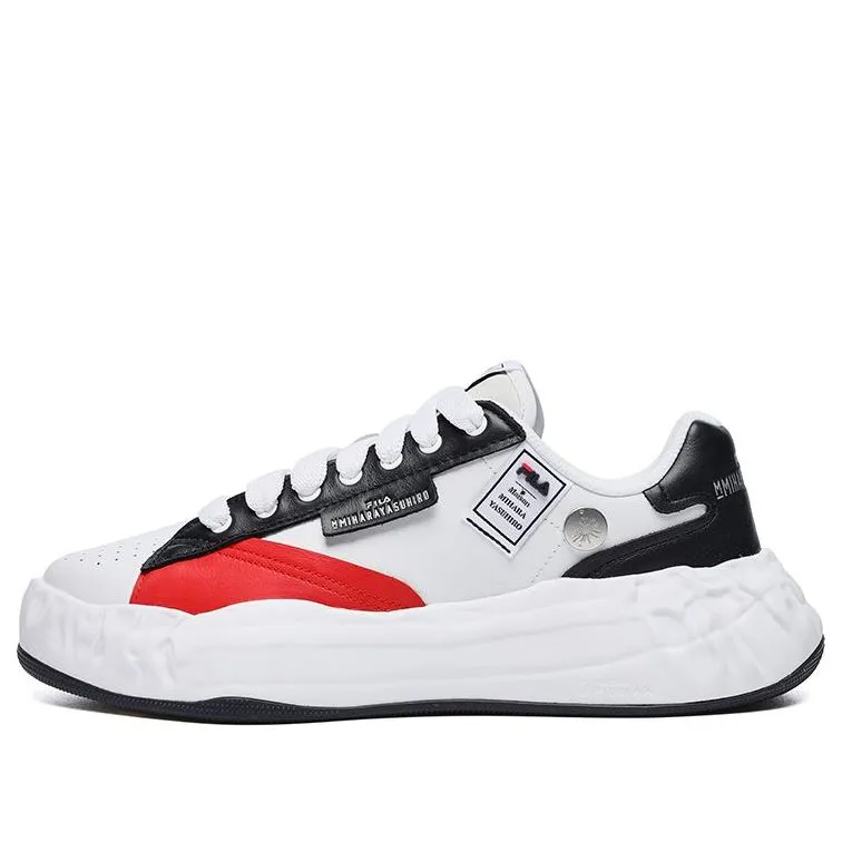 FILA x MIHARA YASUHIRO Sneakers 'White Black Red' F12M234207FWN sold by KicksCrew