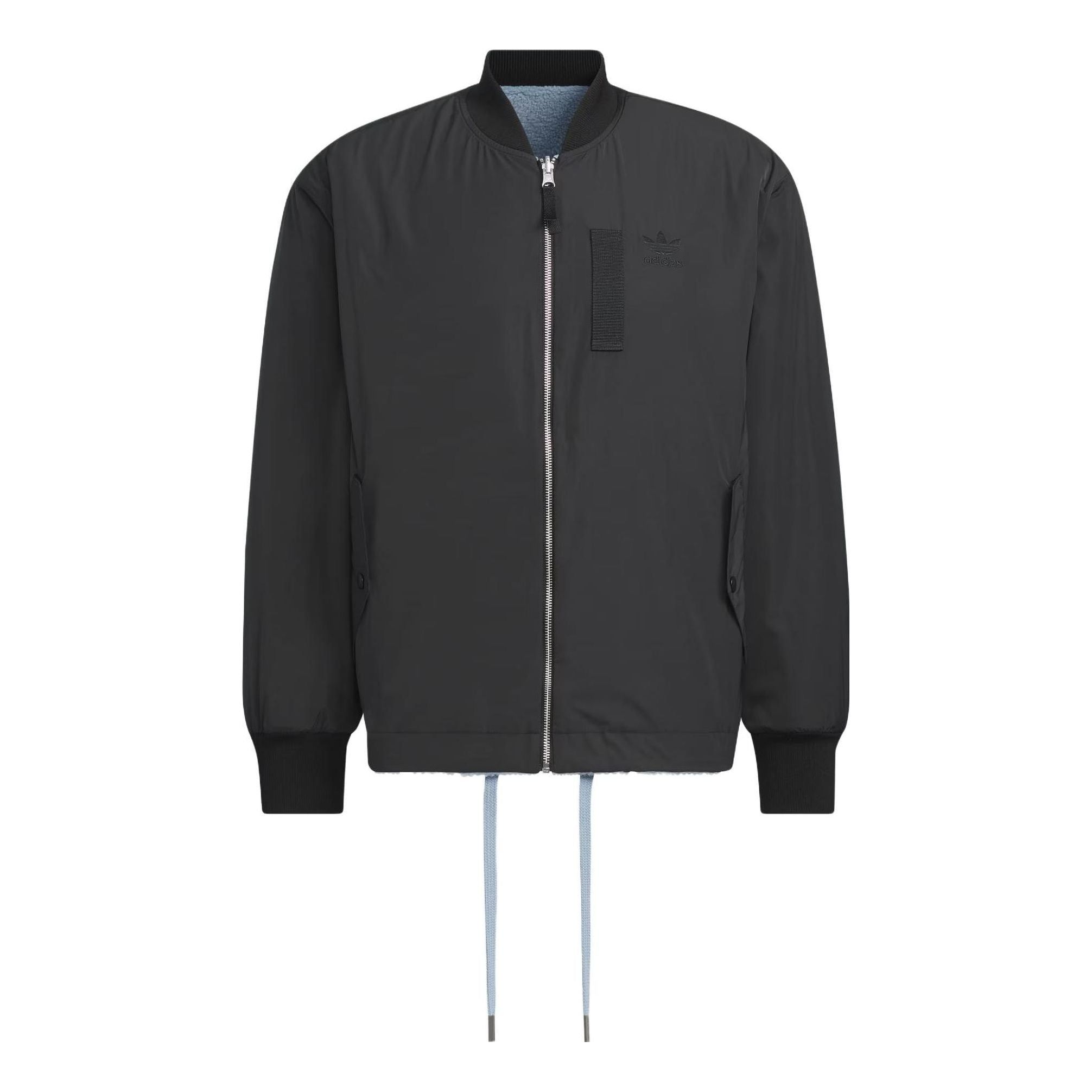 Adidas Reverse Sherpa Jackets 'Black' IN0989 sold by KicksCrew