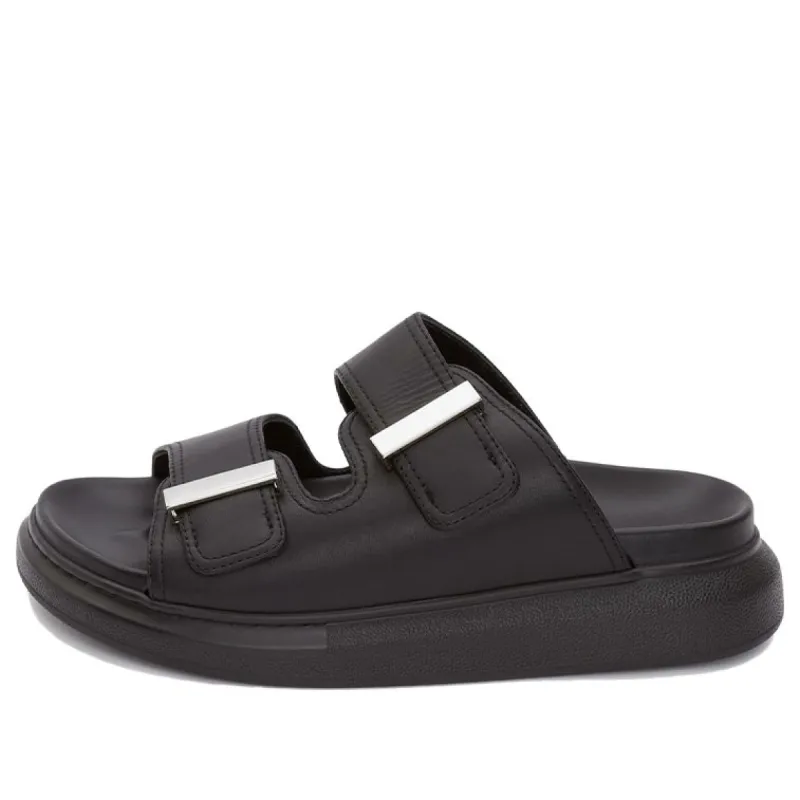 (WMNS) Alexander McQueen Hybrid Slide 'Black' 650784WHXZE1081 sold by KicksCrew