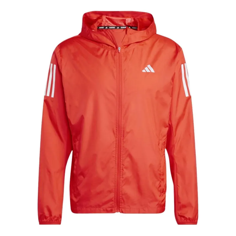 adidas Own The Run Jacket 'Orange White' IL4791 sold by KicksCrew
