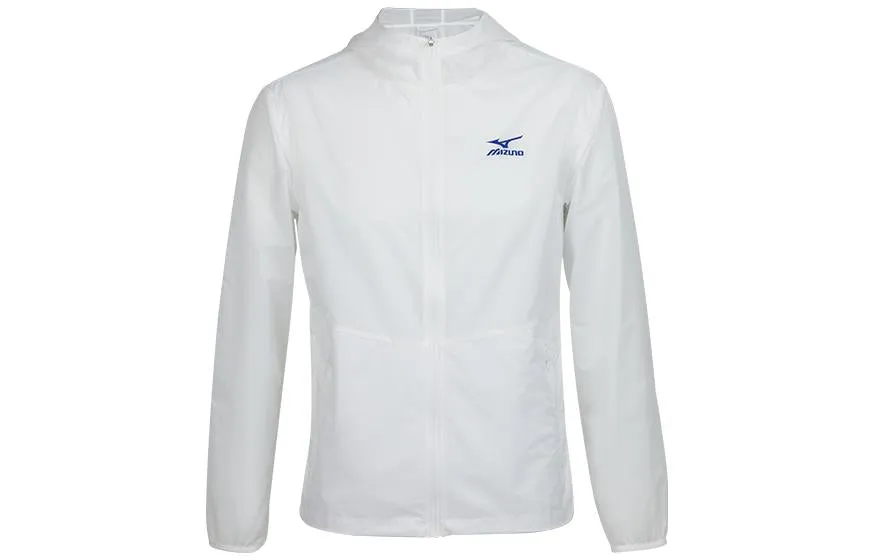 Mizuno Logo Performance Jacket 'White' J2CE31E1 sold by KicksCrew product image thumbnail 2