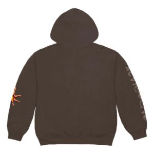 Travis Scott Reverse Dog Zip Up Hoodie 'Brown' CJFN-SS81 sold by KicksCrew