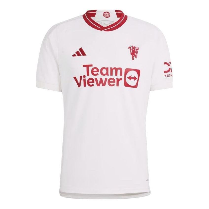 Adidas Manchester United 23/24 Third Jerseys 'White Red' IP1741 sold by KicksCrew