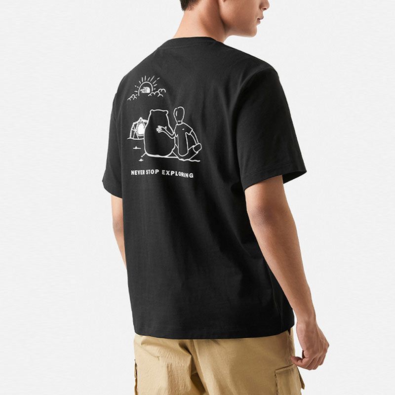 THE NORTH FACE Short Sleeve T-Shirt 'Black' NF0A88BQ-JK3 sold by KicksCrew product image thumbnail 4