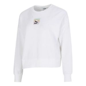 (WMNS) Puma Love Sweatshirt 'White' 537357-02 sold by KicksCrew