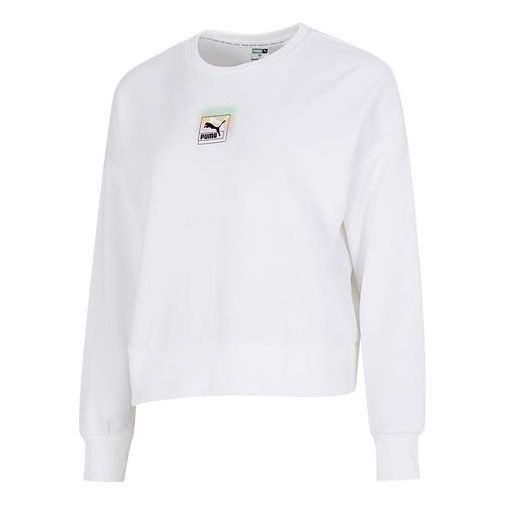 (WMNS) Puma Love Sweatshirt 'White' 537357-02 sold by KicksCrew