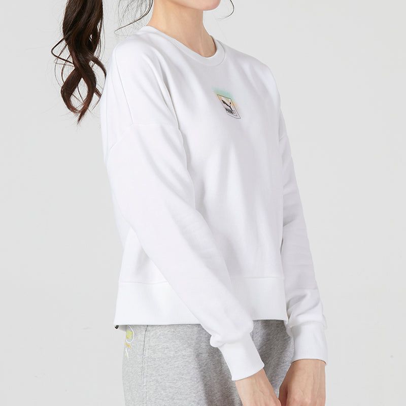 (WMNS) Puma Love Sweatshirt 'White' 537357-02 sold by KicksCrew product image thumbnail 5