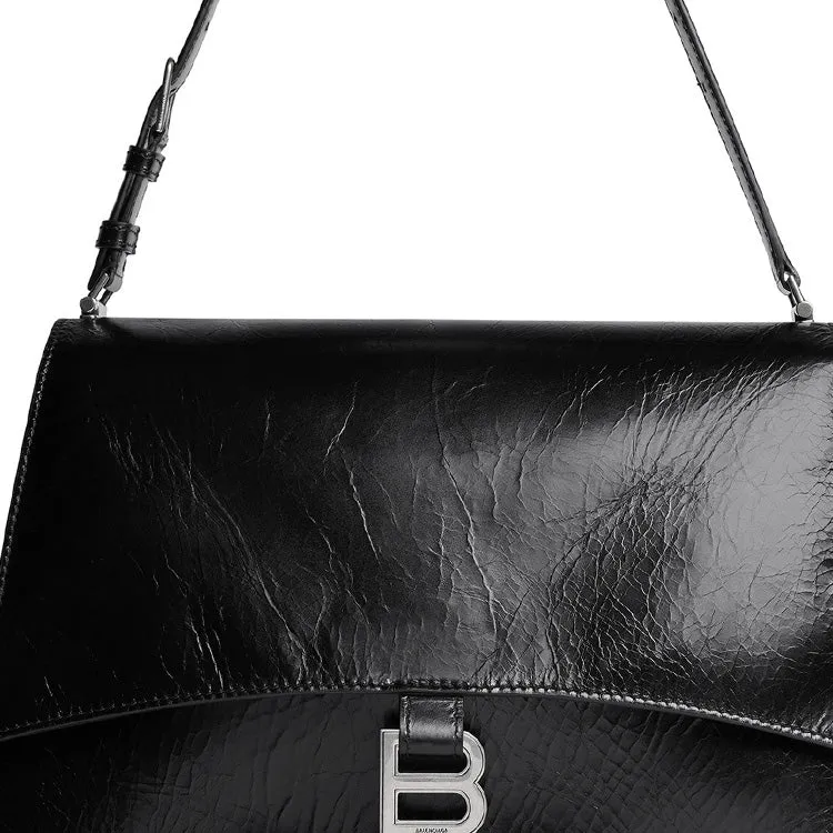 (WMNS) Balenciaga Crush Medium Sling Bag 'Black' 7654662AAR21000 sold by KicksCrew product image thumbnail 5
