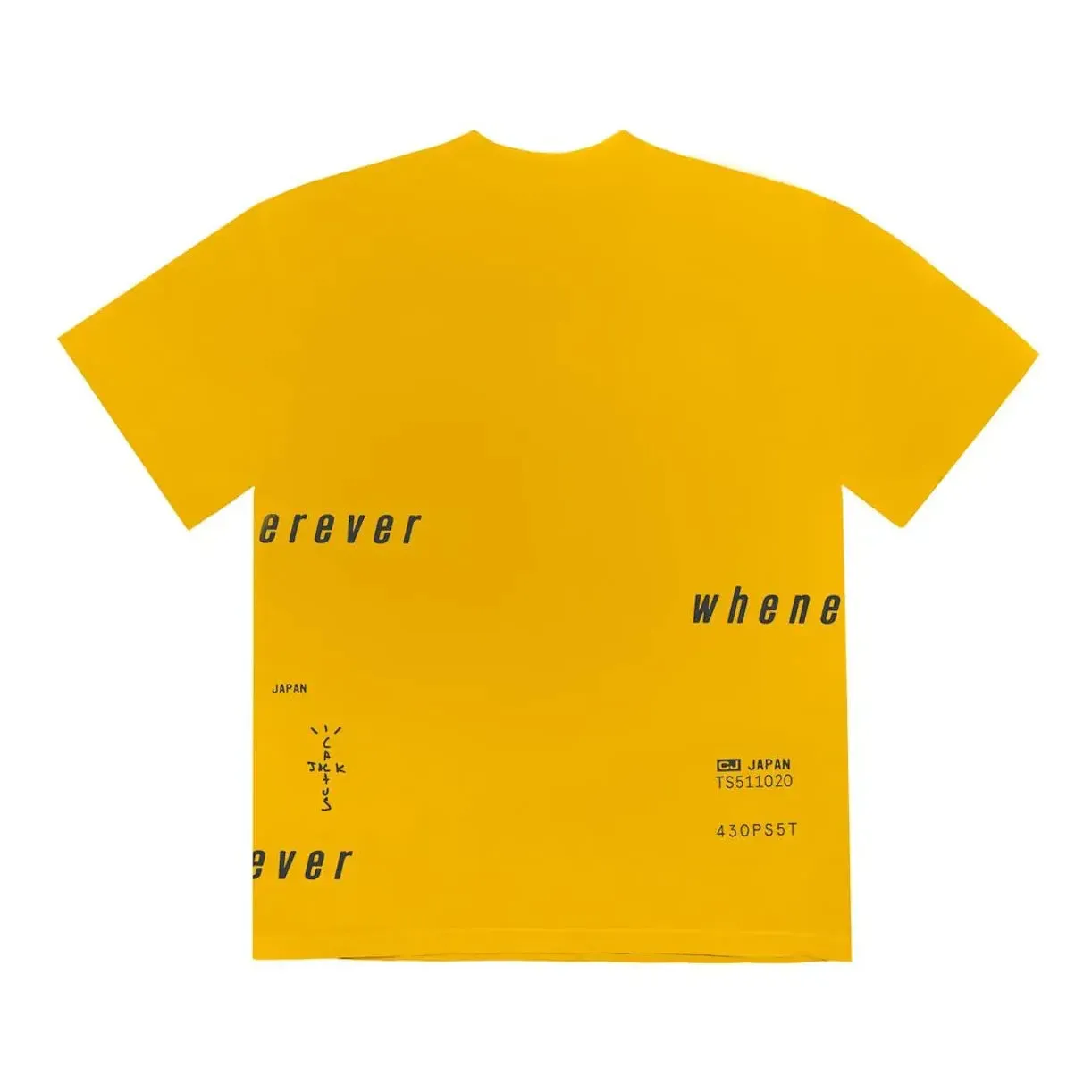 Travis Scott Digital Eye I T-shirt 'Yellow' CJPSSS36GOLD sold by KicksCrew product image thumbnail 2