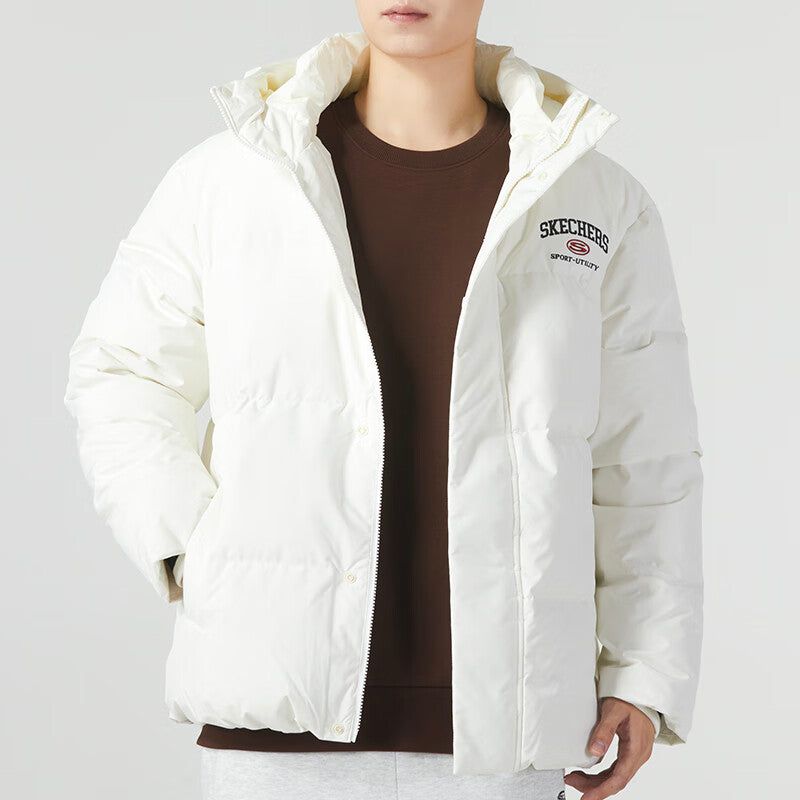 Skechers Casual Down Jacket 'White Black' L423M033-0074 sold by KicksCrew product image thumbnail 2