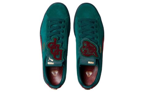 Puma Dapper Dan x Suede 'Jacquard Print - Varsity Green' 390988-02 sold by KicksCrew