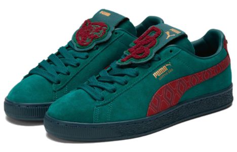 Puma Dapper Dan x Suede 'Jacquard Print - Varsity Green' 390988-02 sold by KicksCrew
