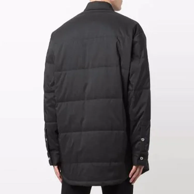 HERON PRESTON Quilted Nylon Shirt 'Black' HMEA072F21FAB0011000 sold by KicksCrew product image thumbnail 4