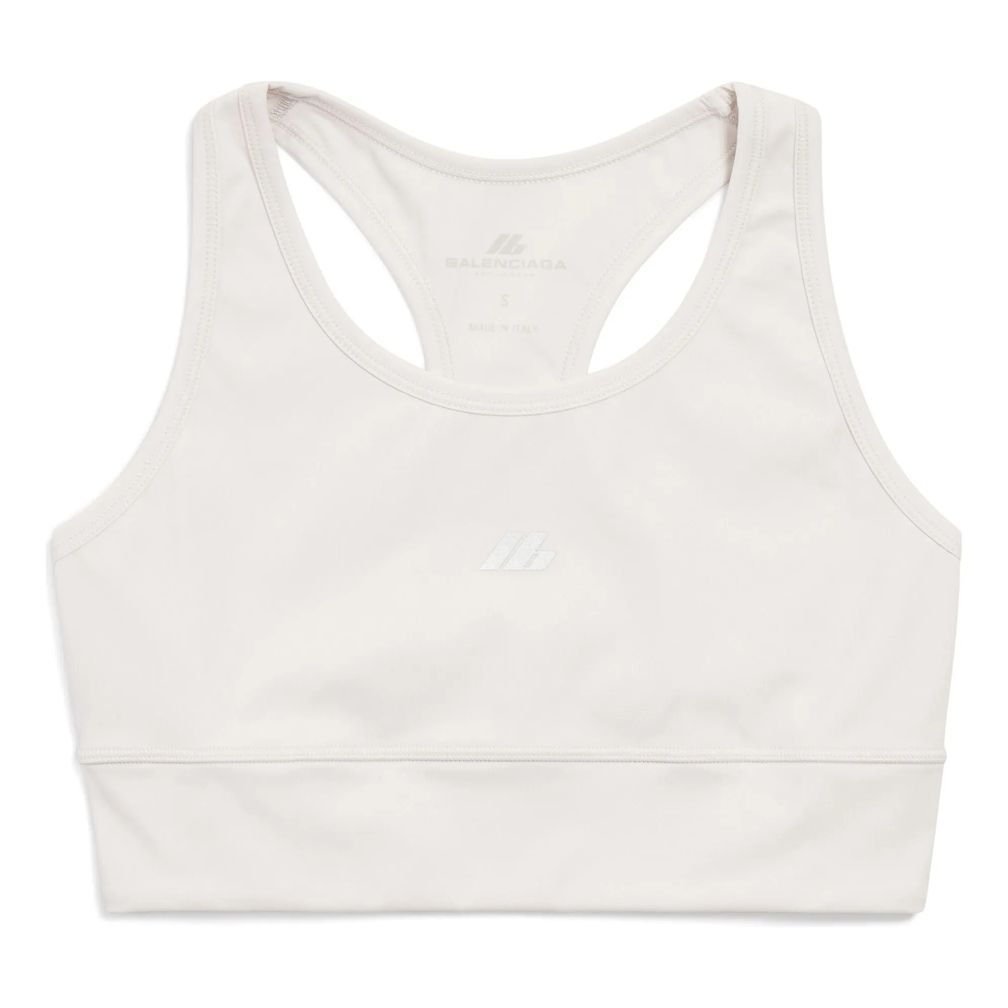 (WMNS) Balenciaga Activewear Sports Bra 'Off White' 7932824E2B99016 sold by KicksCrew
