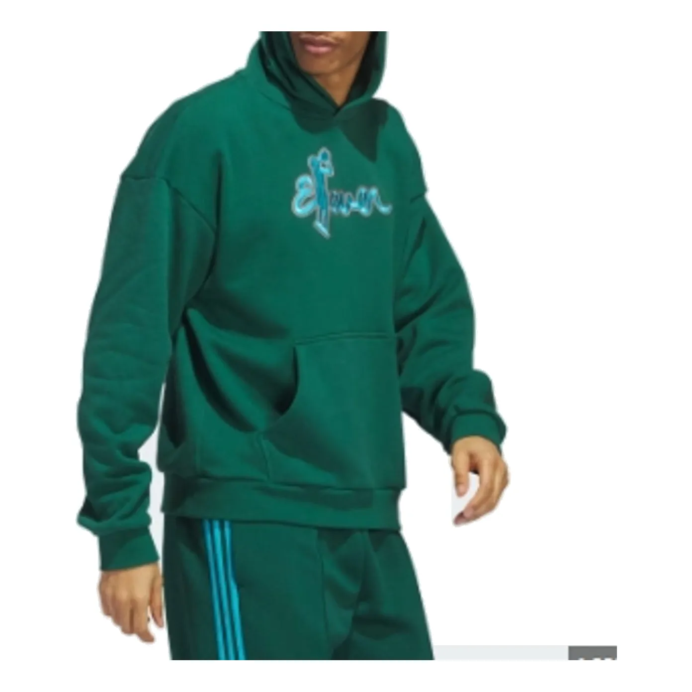 adidas Trae Winterized Hoodie 'Green' IL1620 sold by KicksCrew product image thumbnail 2
