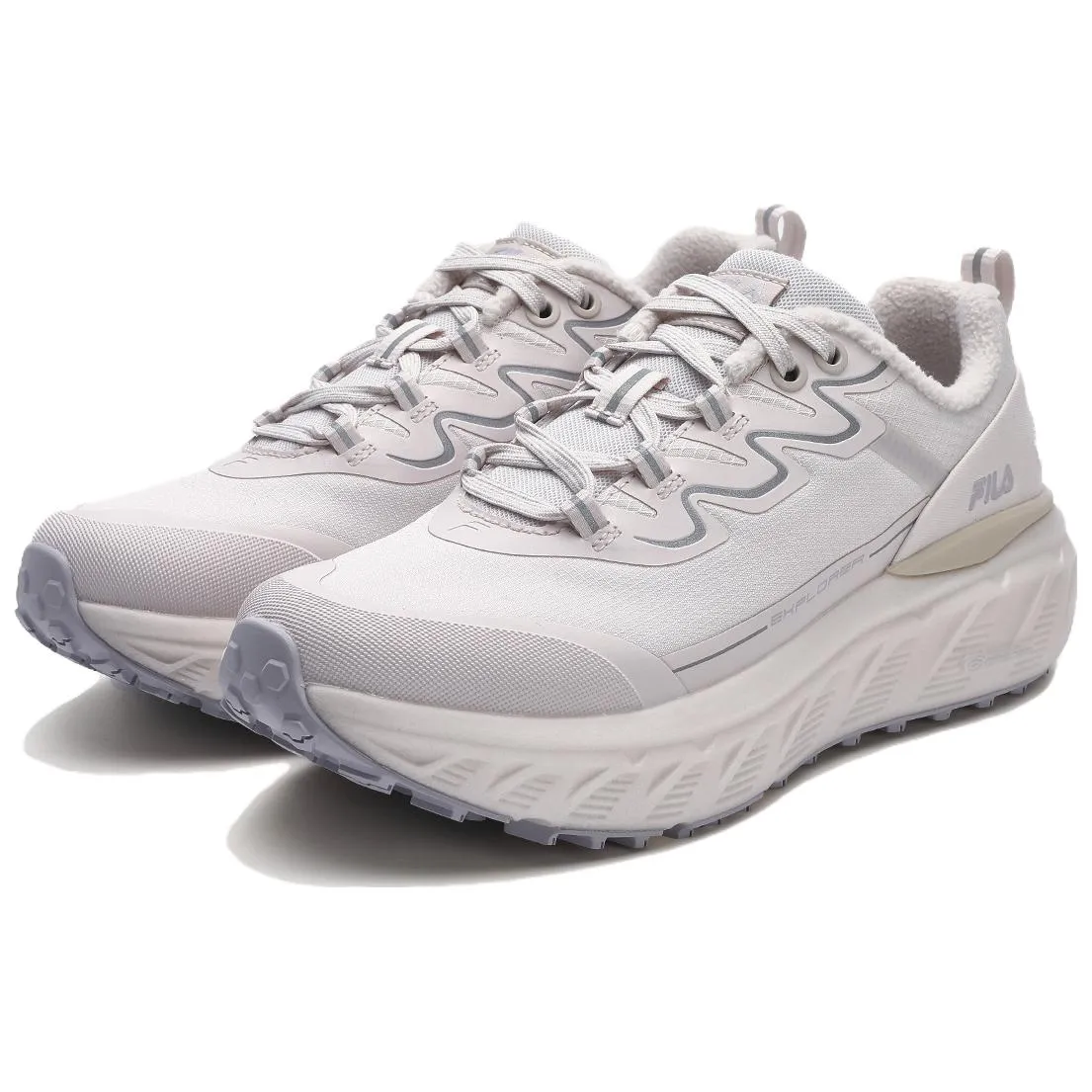 (WMNS) FILA Versatile Casual Non-Slip Durable Running Shoes 'White pink' A12W341219FPP sold by KicksCrew product image thumbnail 2