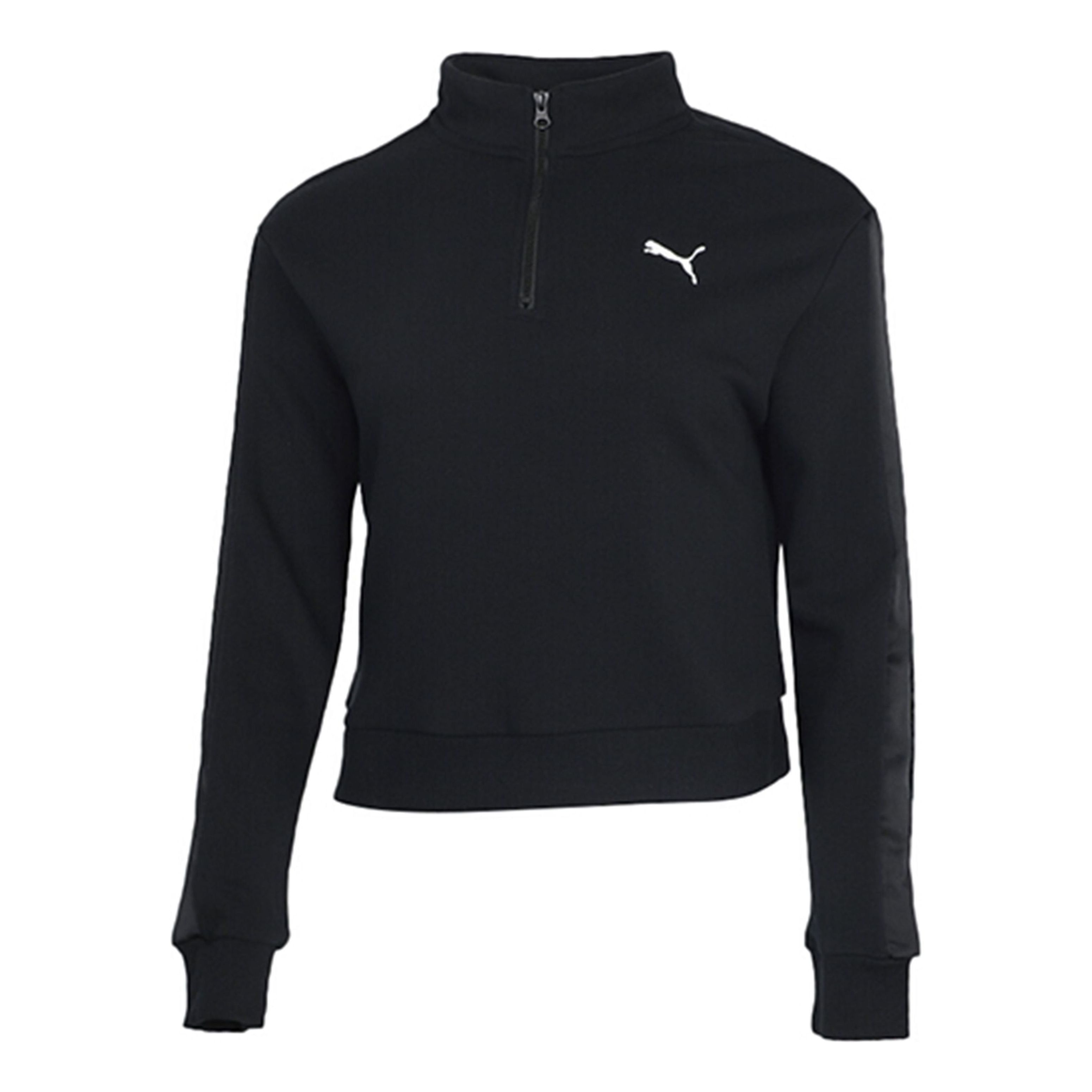 (WMNS) Puma Essential Half Zip Sweatshirt 'Black White' 587161-01 sold by KicksCrew