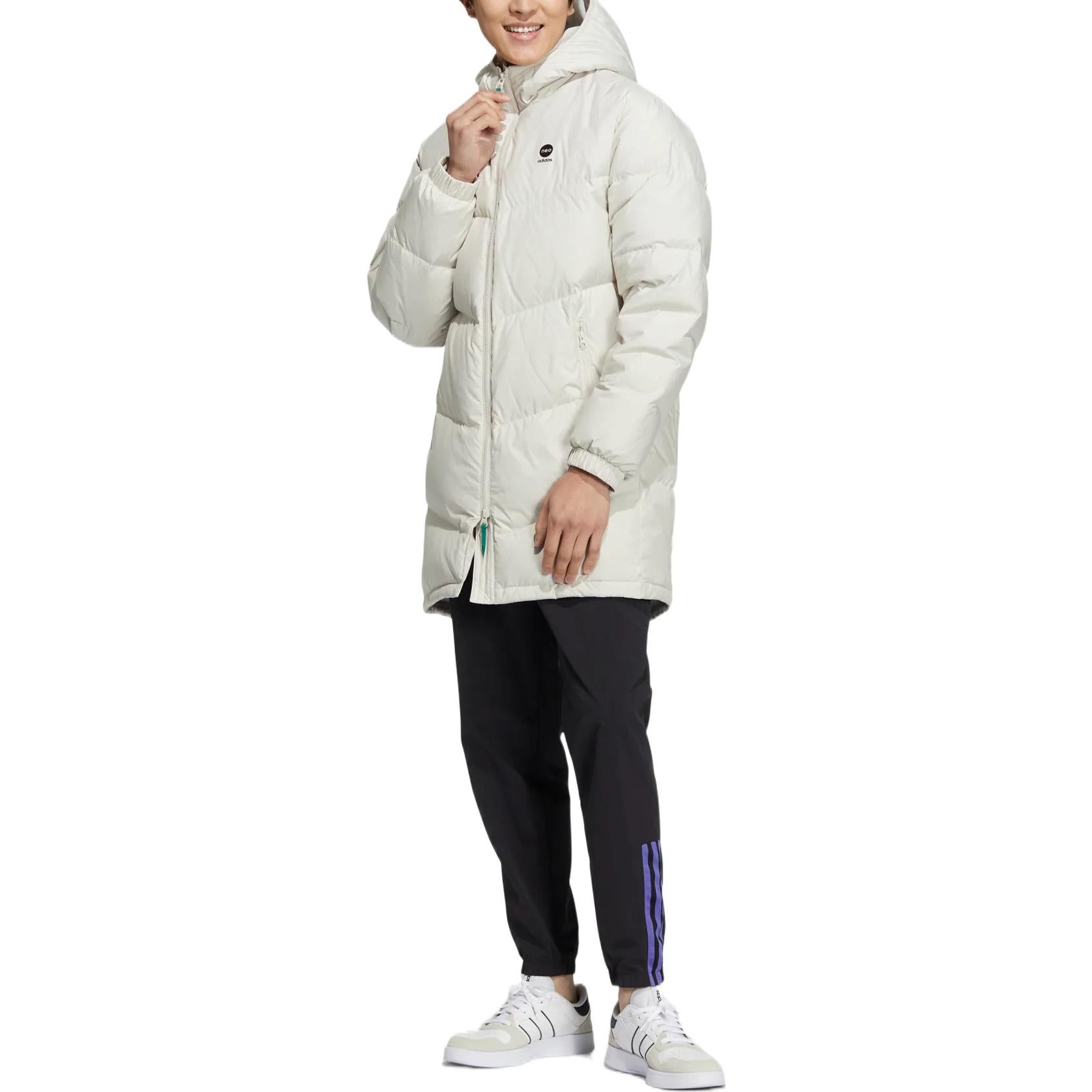 Adidas Neo Essentails Down Jackets 'White' HN4788 sold by KicksCrew product image thumbnail 2