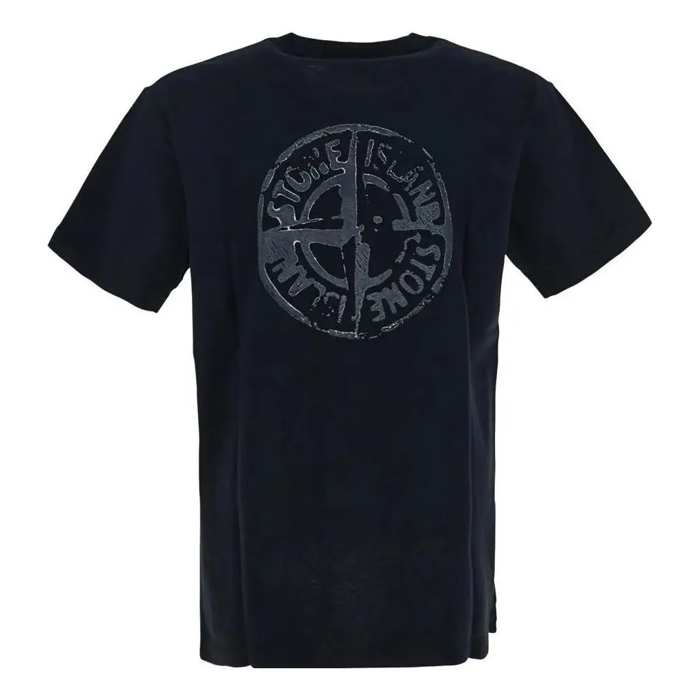 STONE ISLAND Stamp Back Logo T-shirt 'Navy Blue' 79152NS82-V0020 sold by KicksCrew product image thumbnail 2