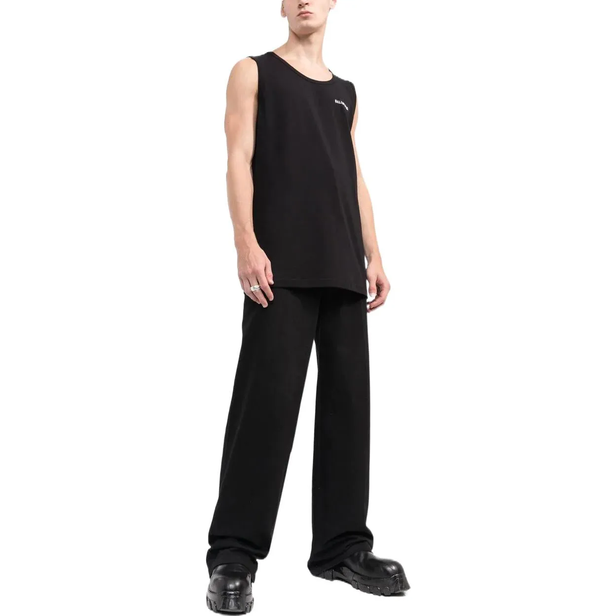 Balenciaga Loose Tank Top 'Black' 697880TMVM31070 sold by KicksCrew product image thumbnail 2