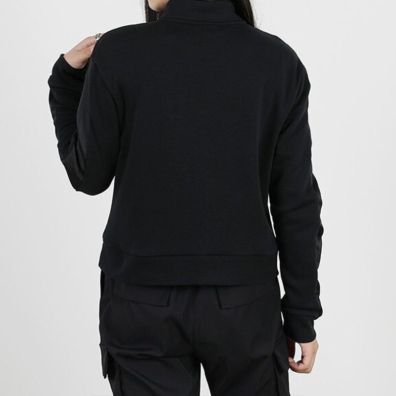 (WMNS) Puma Essential Half Zip Sweatshirt 'Black White' 587161-01 sold by KicksCrew product image thumbnail 4