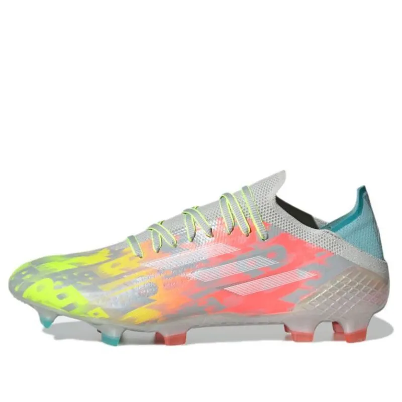 Adidas X Speedflow.1 FG Shoes 'Clear Onix Cloud White Solar Yellow' FY6866 sold by KicksCrew