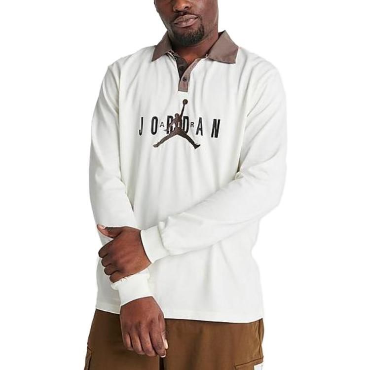 Air Jordan Essentials Rugby Top 'Sail' DV7654-133 sold by KicksCrew product image thumbnail 5