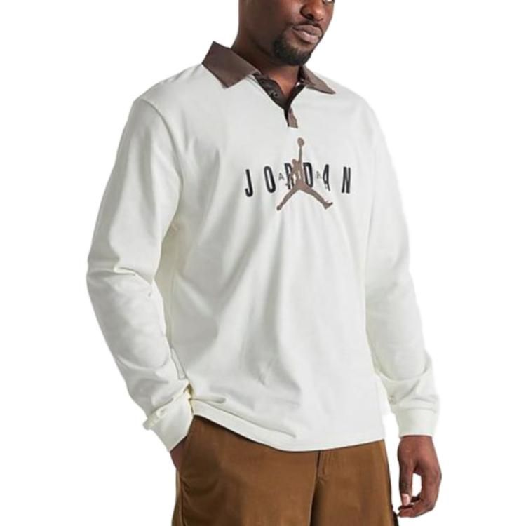 Air Jordan Essentials Rugby Top 'Sail' DV7654-133 sold by KicksCrew product image thumbnail 4