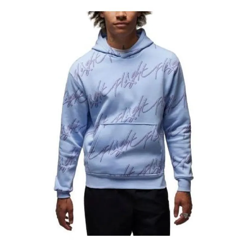 Air Jordan Essentials Fleece Pullover Hoodie 'Blue' FB7318-425 sold by KicksCrew
