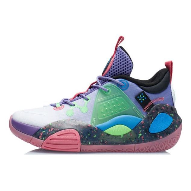 (GS) Li-Ning Wade All City 9 V1.5 Mid 'Purple Green' YKBR044-5 sold by KicksCrew