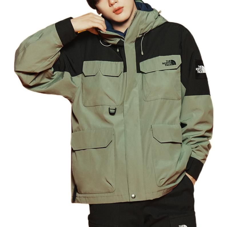 THE NORTH FACE Logo FW22 Jacket Utility 'Green' NJ3BN50L sold by KicksCrew product image thumbnail 4