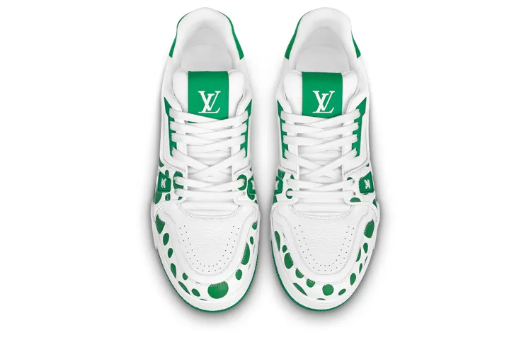 LOUIS VUITTON x YAYOI KUSAMA Sneaker 'White Green' 1AB8KQ sold by KicksCrew product image thumbnail 2