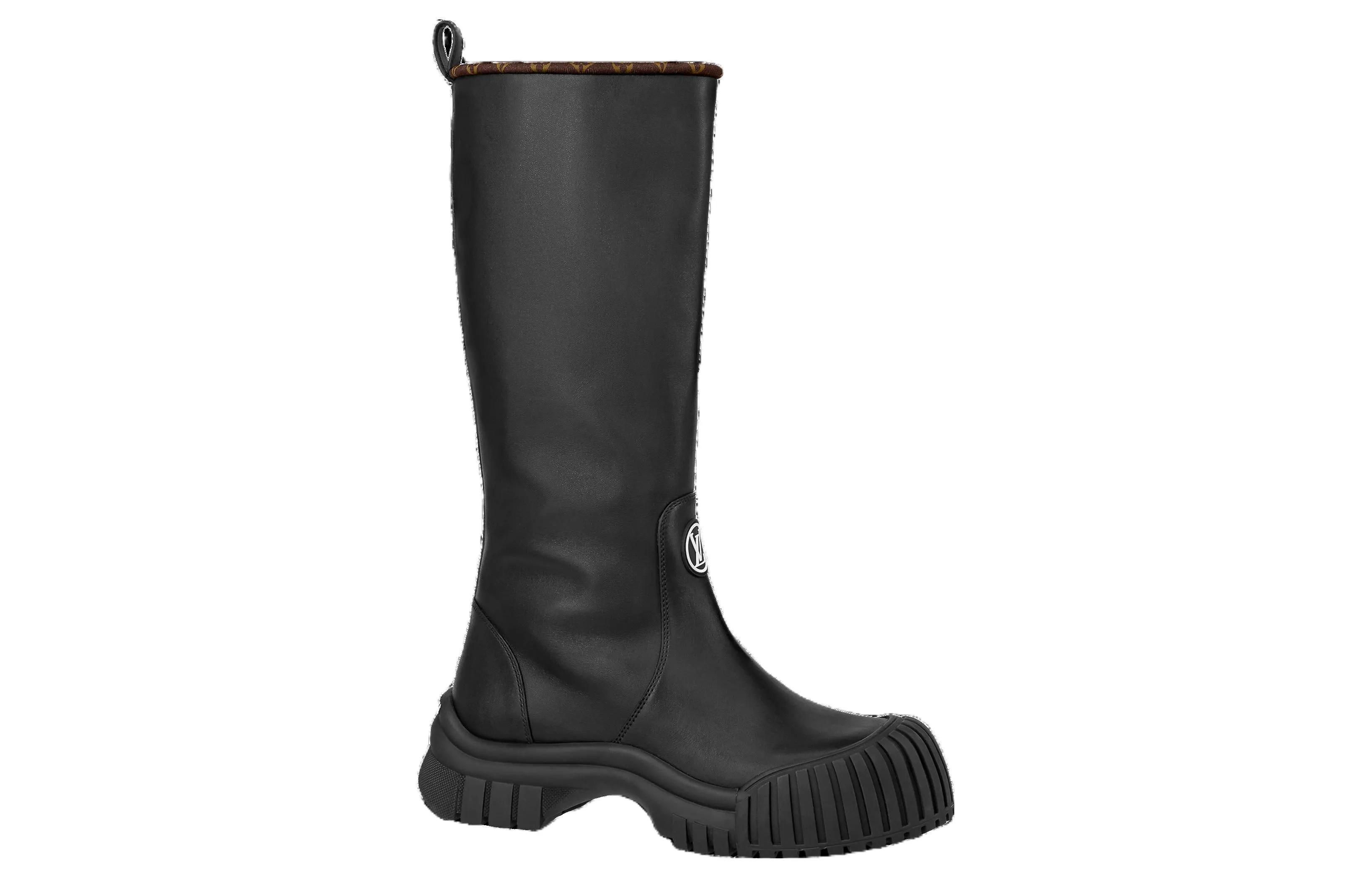 (WMNS) LOUIS VUITTON Ruby Flat High Boots 'Black' 1ABVTF sold by KicksCrew product image thumbnail 2