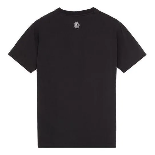 STONE ISLAND Institutional Two Graphic T-shirt 'Black' 78152NS90-V0029 sold by KicksCrew product image thumbnail 2
