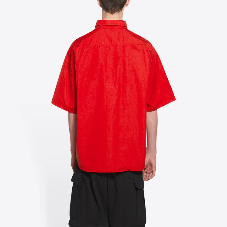Balenciaga Short Sleeve Shirt 'Red' 671589TYB186403 sold by KicksCrew product image thumbnail 4