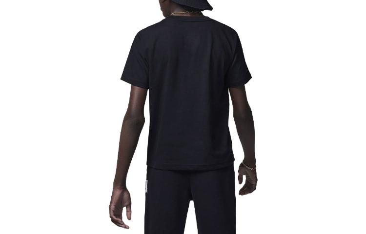 (GS) Air Jordan Flight Essential T-Shirt 'Black' 95C528-023 sold by KicksCrew product image thumbnail 3