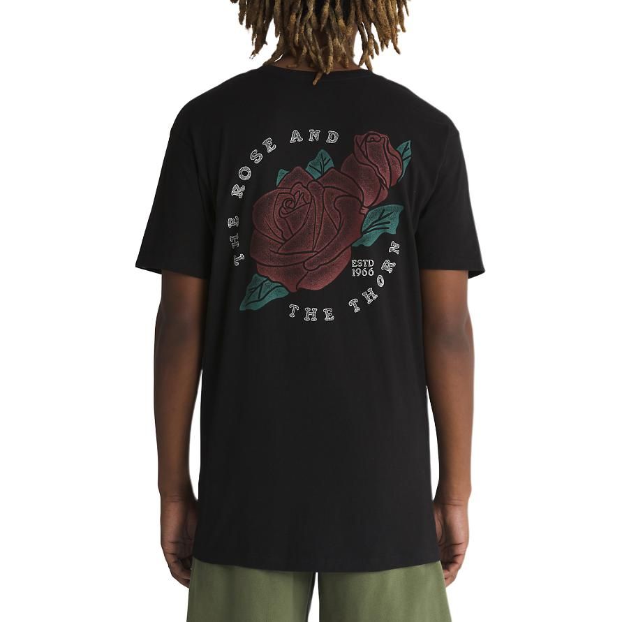 Vans Rosethorn T-Shirt 'Rose' VN000G4ABLK sold by KicksCrew product image thumbnail 2