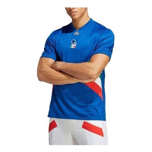 Adidas Italy Icon Jersey 'Blue' HT2187 sold by KicksCrew