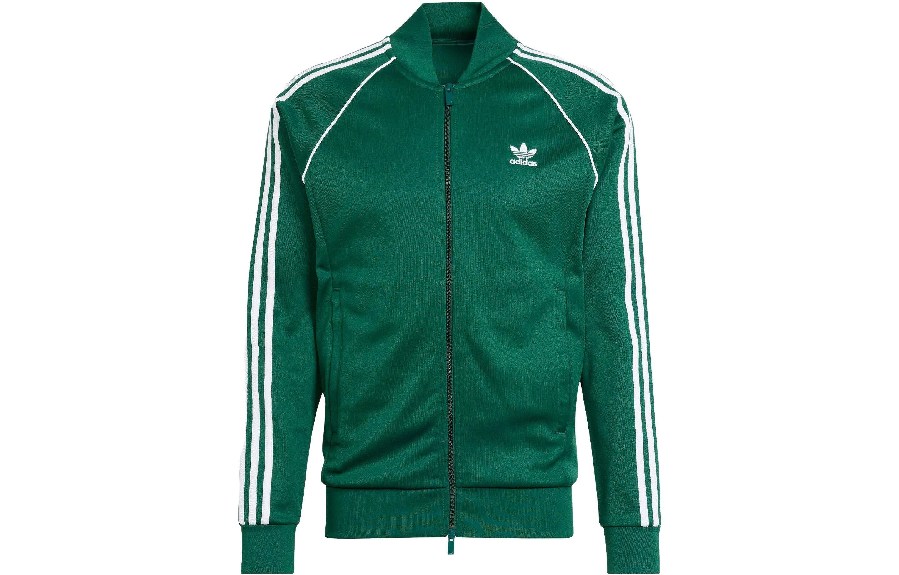 Adidas Adicolor Classics SST Track Jacket 'Green' IR9863 sold by KicksCrew product image thumbnail 2