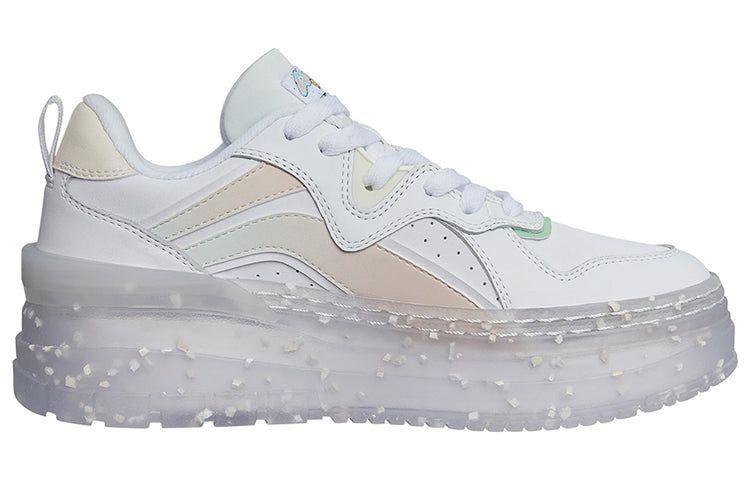 (WMNS) Li-Ning Platform Shoes 'White Pink' AGCS198-2 sold by KicksCrew product image thumbnail 2