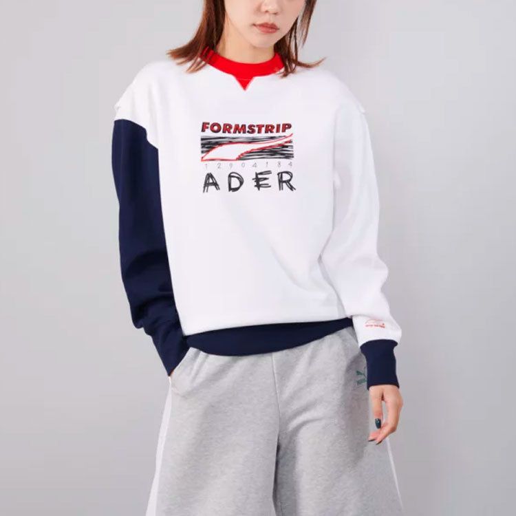 Puma X Ader Error Crew Neck Pullover Sweatshirt 'White' 578489-02 sold by KicksCrew product image thumbnail 3