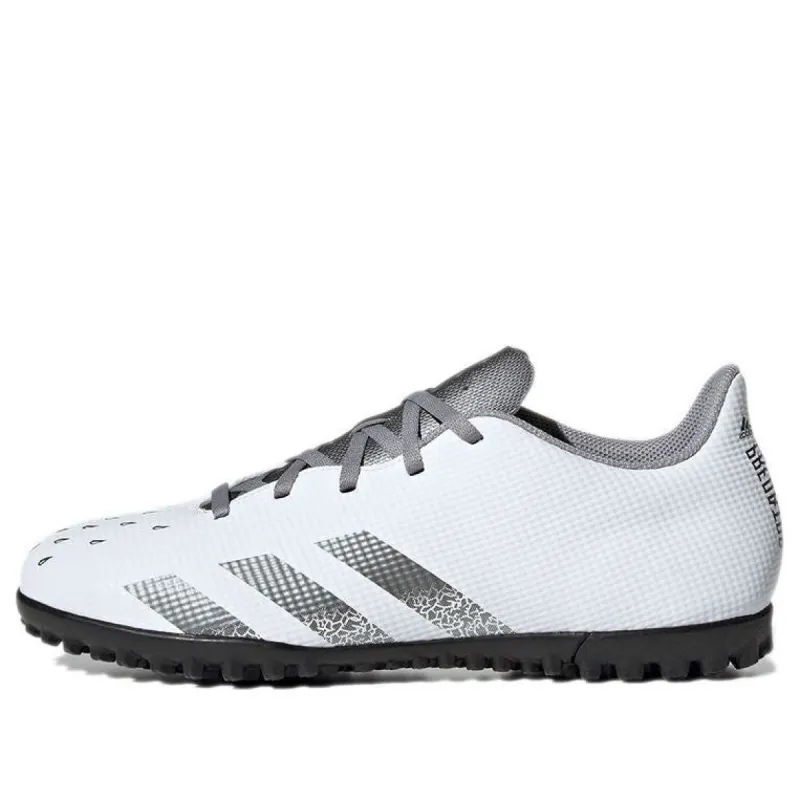 Adidas Predator Freak.4 Turf Soccer Shoes 'Cloud White Iron Metallic Solar Red' FY6339 sold by KicksCrew